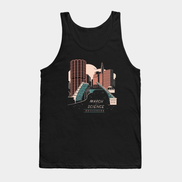 RETRO CITY CHICAGO Tank Top by Wanderwolf10